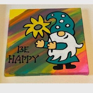Gnome-Be Happy -colorful